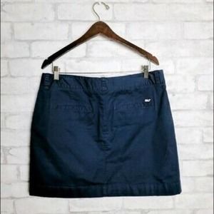 VINEYARD VINES | 🐳 Navy Chino Mini Skirt Size 4